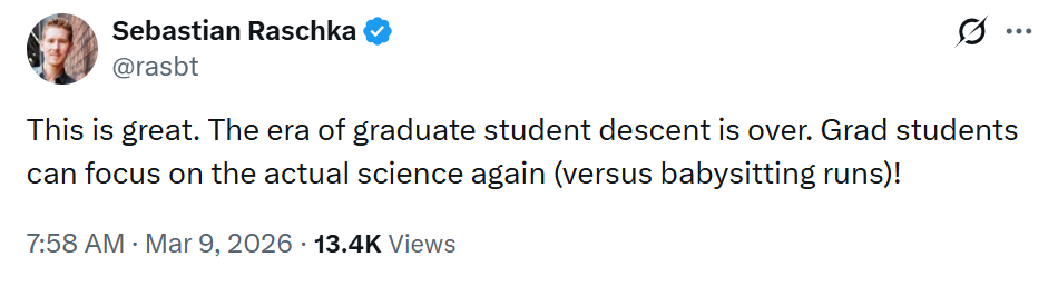 AI两天推翻20年工作习惯！Karpathy百行代码开源项目“封神”，AI替你通宵肝研究、战绩可查